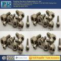 Zinc-plating steel assembling bolt for bicycle